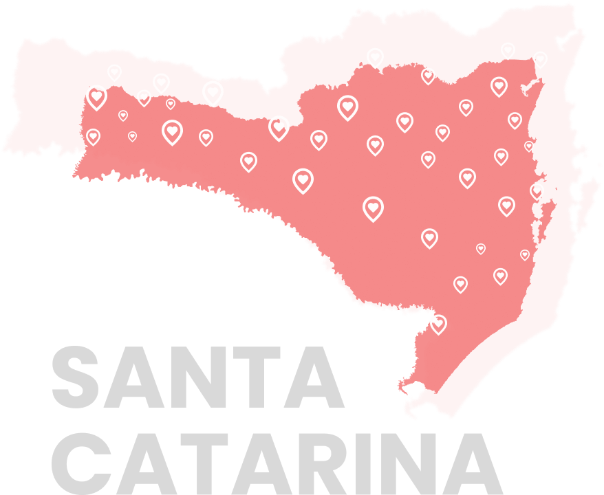 Mapa Santa Catarina